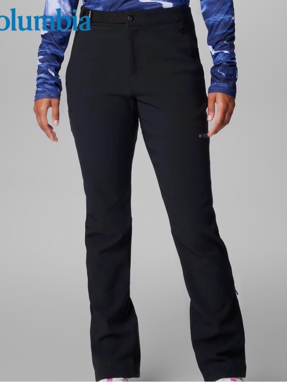 Columbia Women’s Black Straight-Leg Outdoor Pants